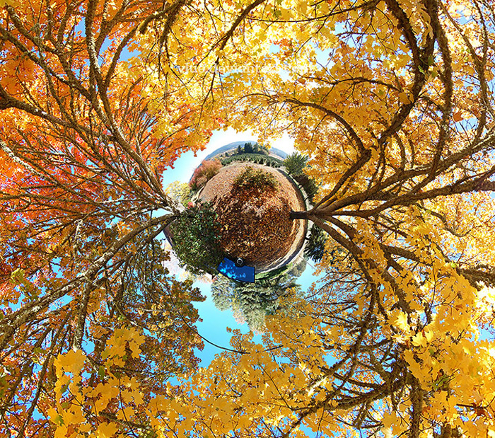 360X180 Stereographic Planet Panorama